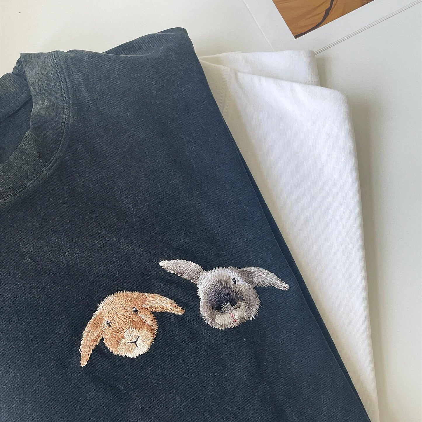 Unisex Regular Fit Tee with Pet Embroidery